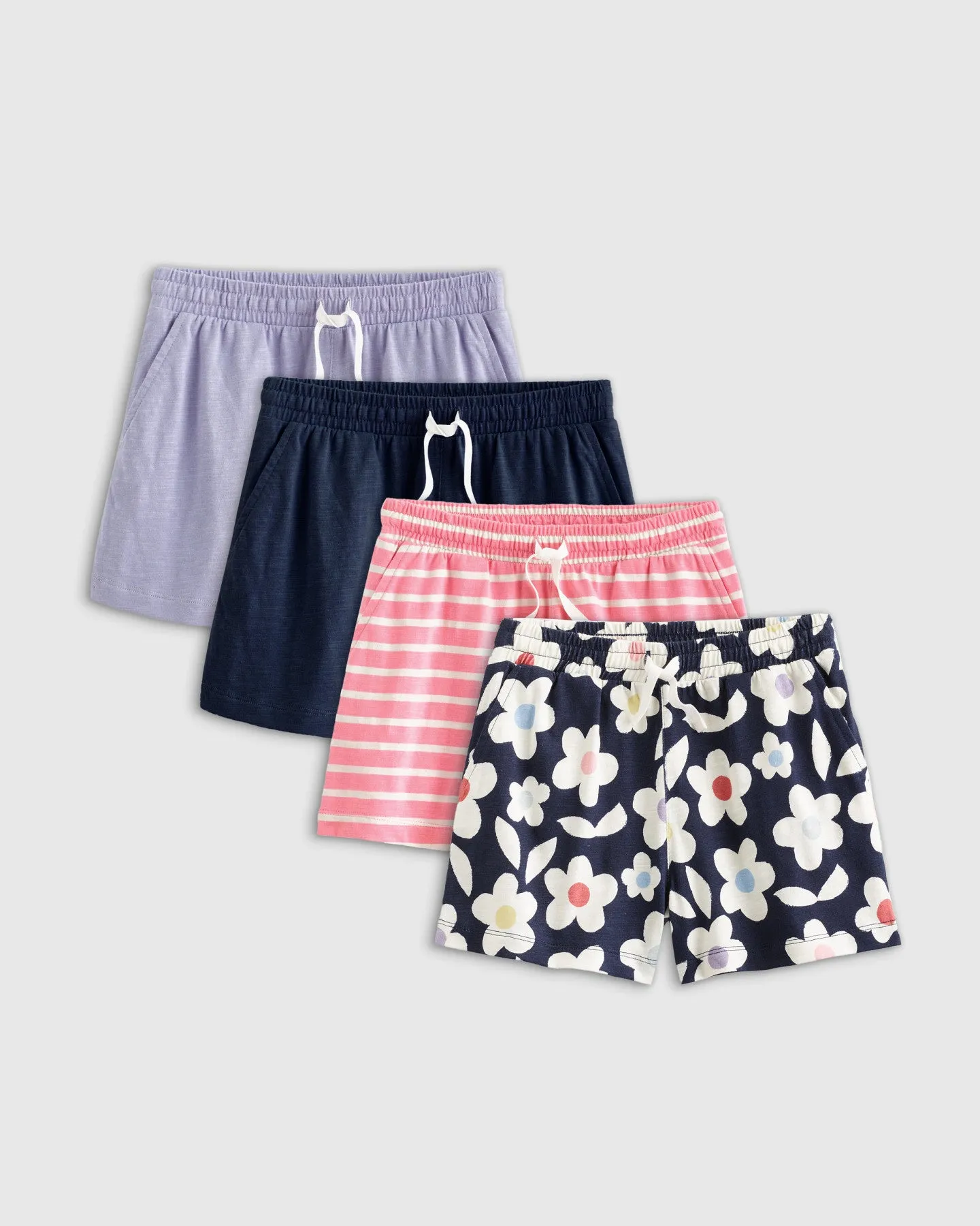 100% Organic Cotton Slub Field Short 4-Pack
