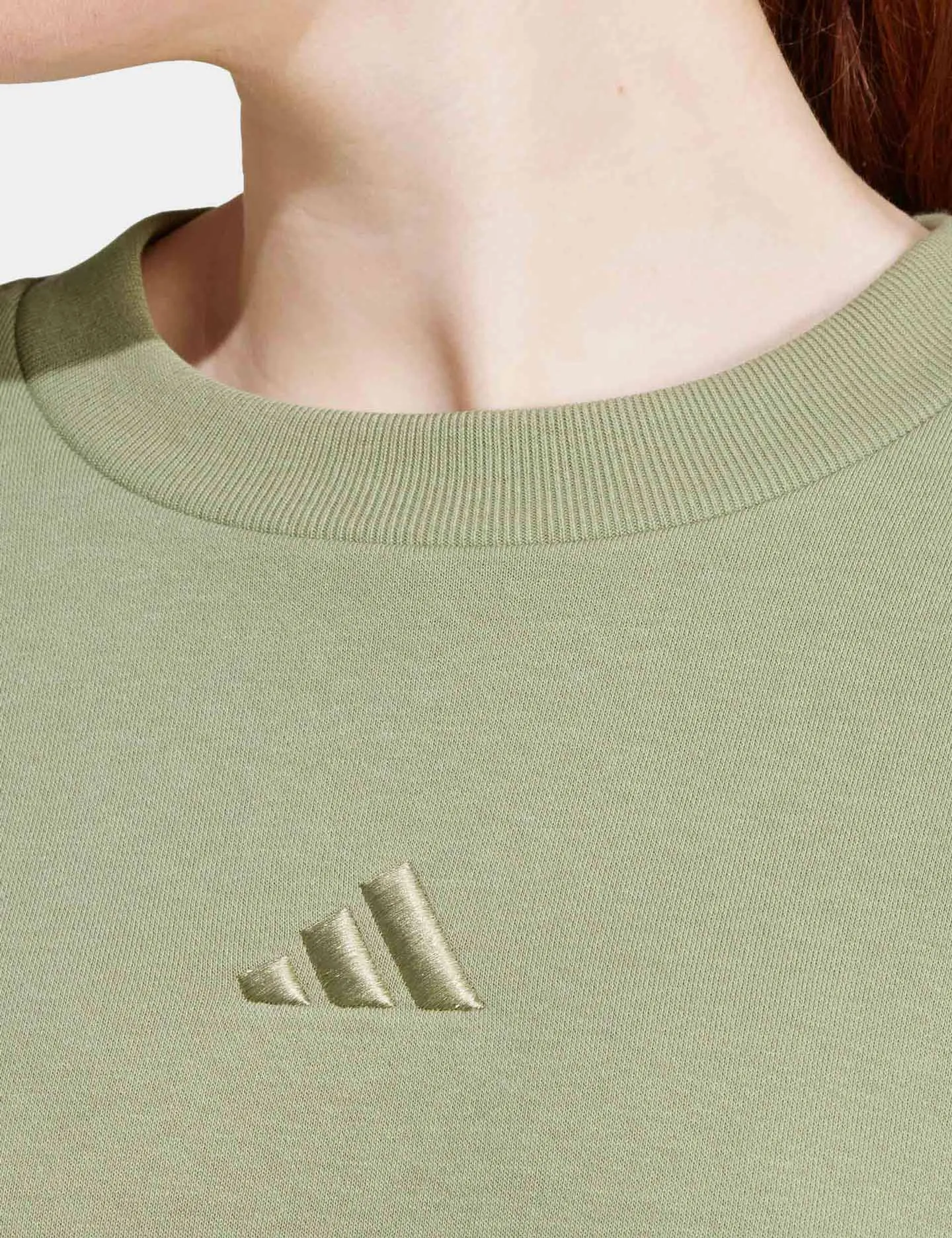 ALL SZN Fleece Loose Sweatshirt - Tent Green