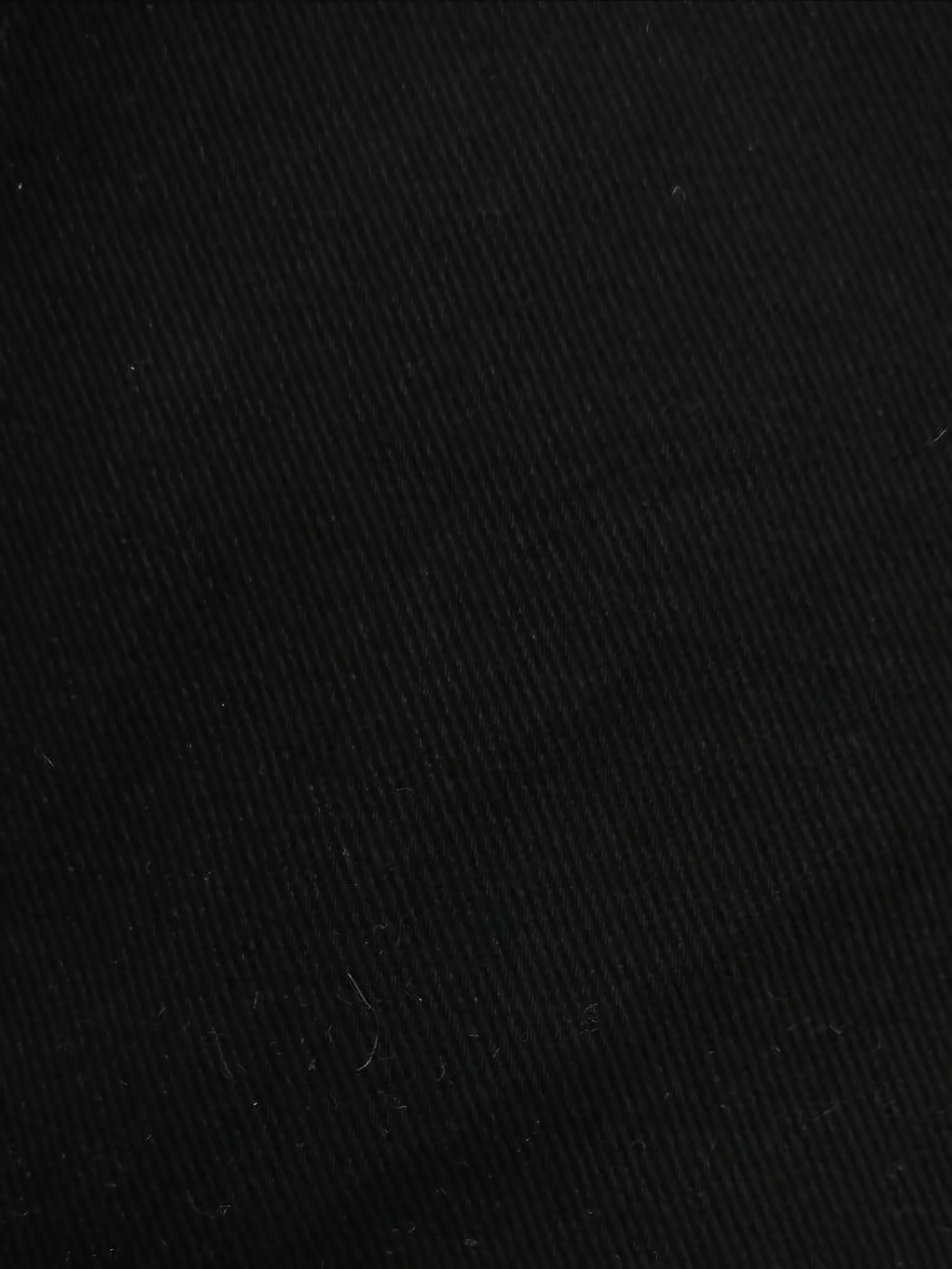 Black 8oz 100% Cotton Peach Twill