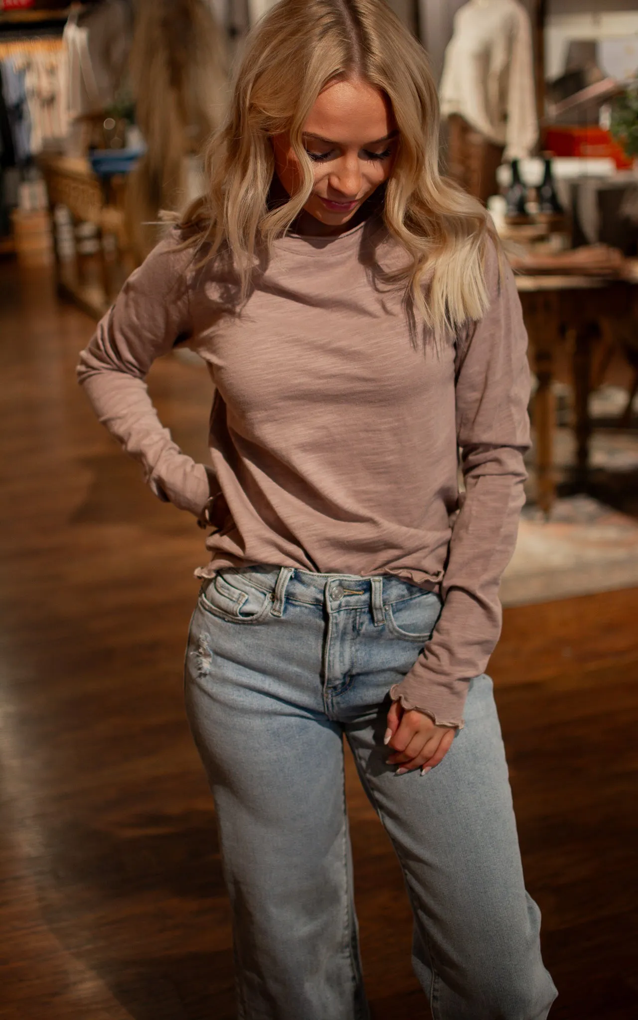 Cacia Long Sleeve Top