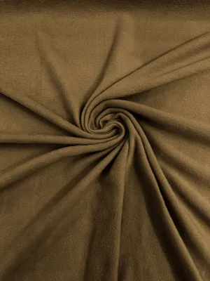 Camel Solid Polar Fleece Fabric Sold by the yard 60"Wide|Antipilling 245GSM |Medium Soft Weight| Blanket Supply,DIY, Decor,Baby Blanket