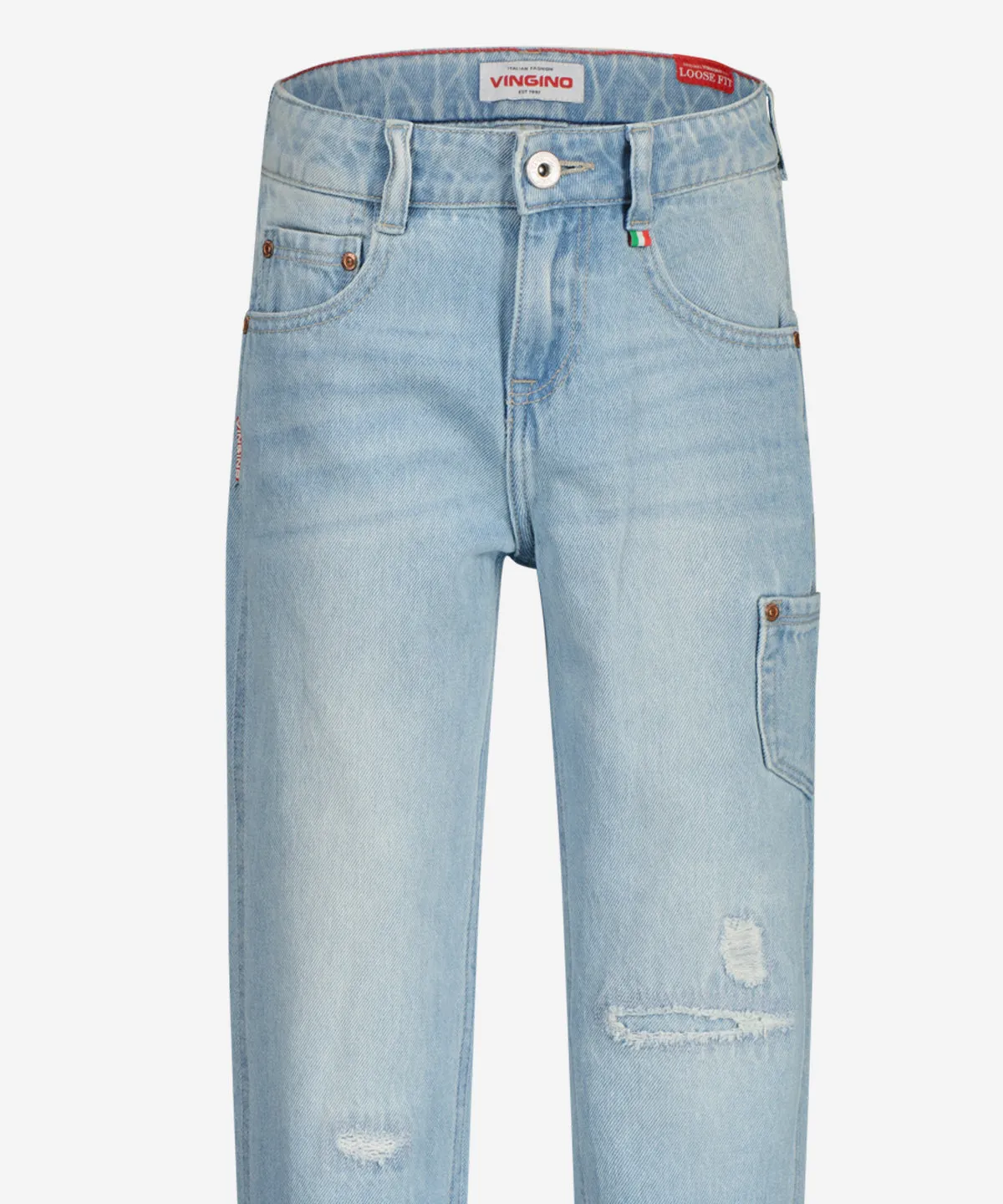 Castiano Loose Fit Jeans Light Vintage Denim Blue