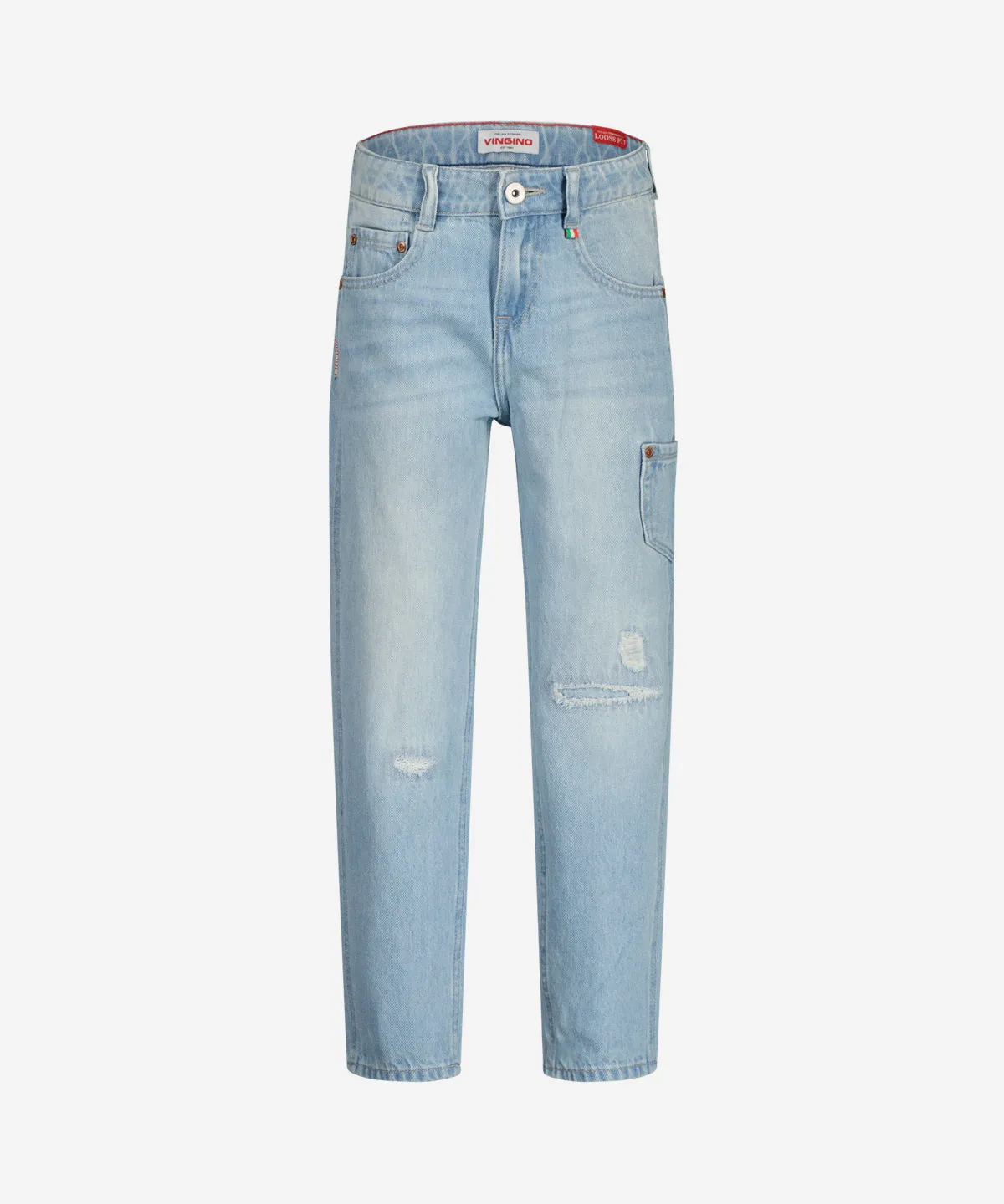 Castiano Loose Fit Jeans Light Vintage Denim Blue