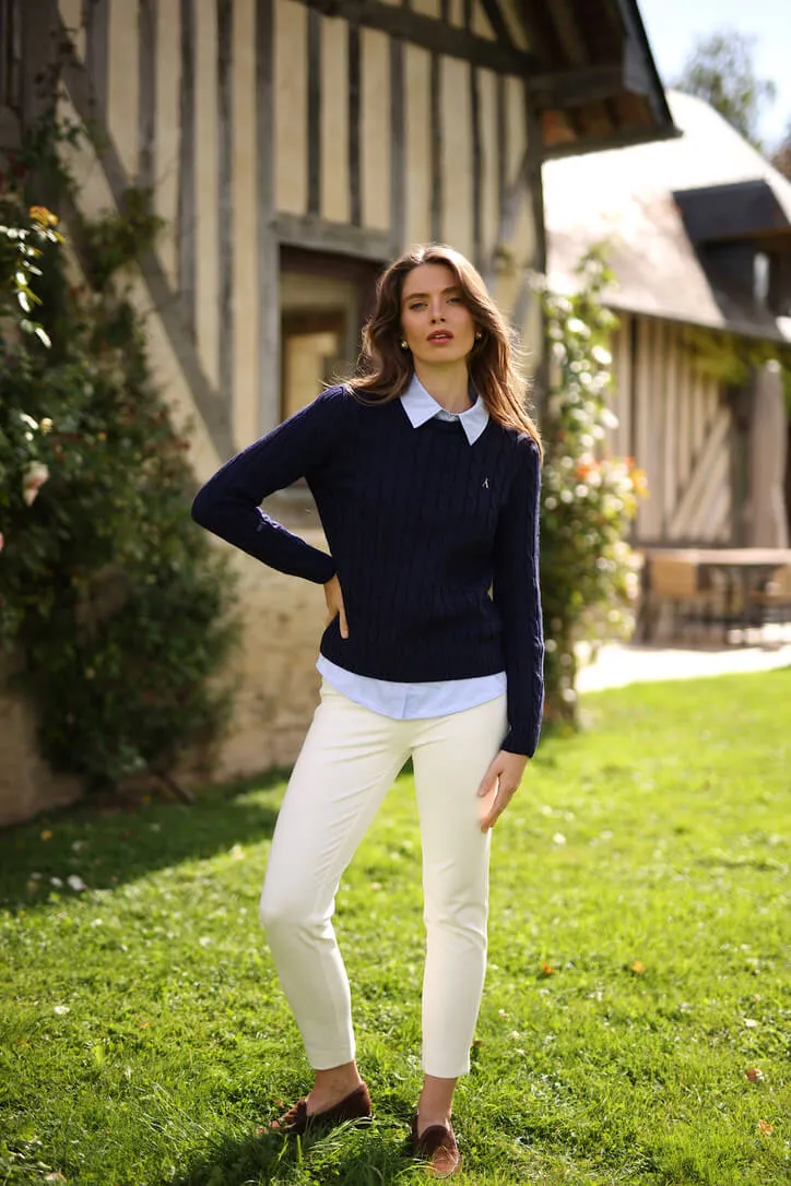 Christina Cable Knit Sweater