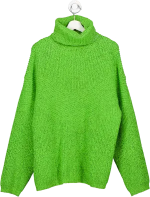 Christopher John Rogers Green Oversized Roll Neck Jumper UK S