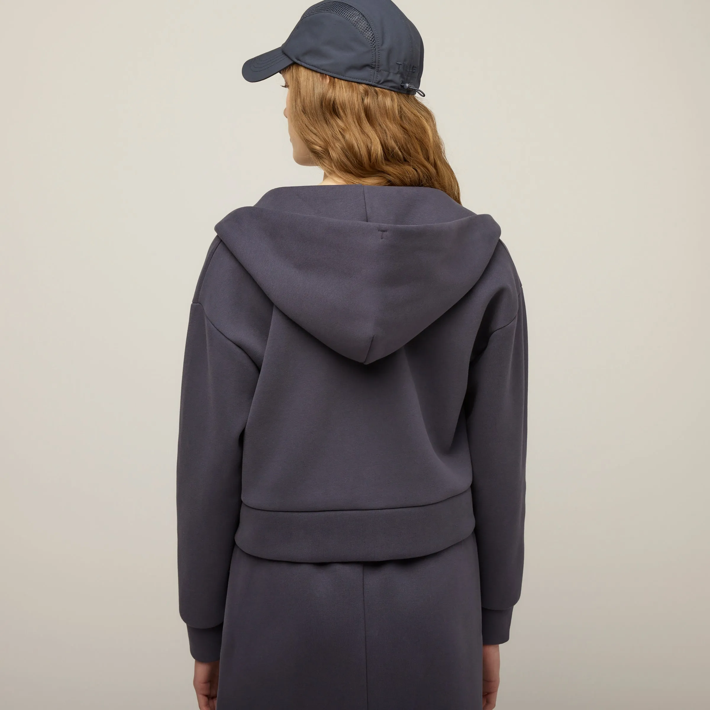 Cloud Fleece Crop Zip Hoodie