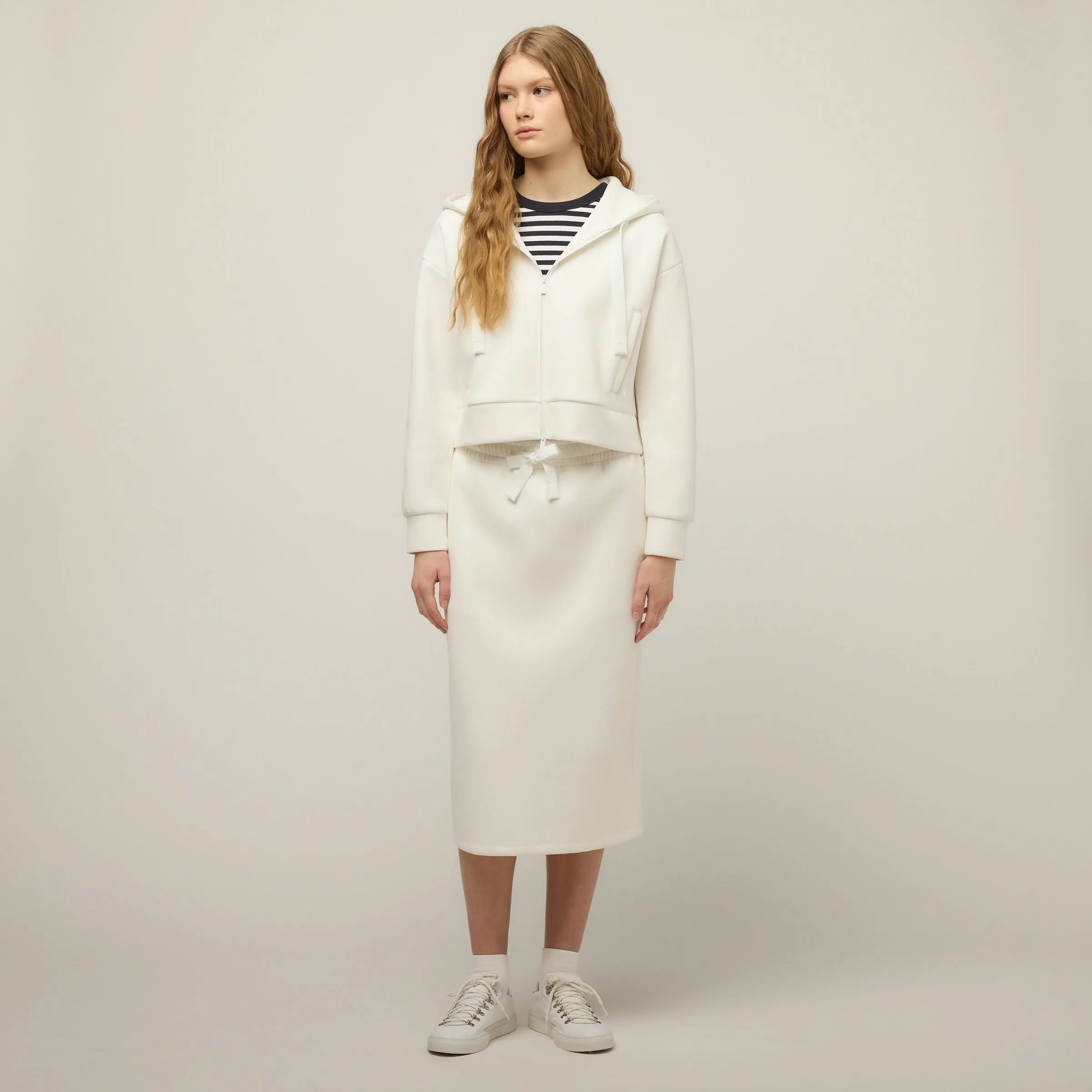 Cloud Fleece Crop Zip Hoodie