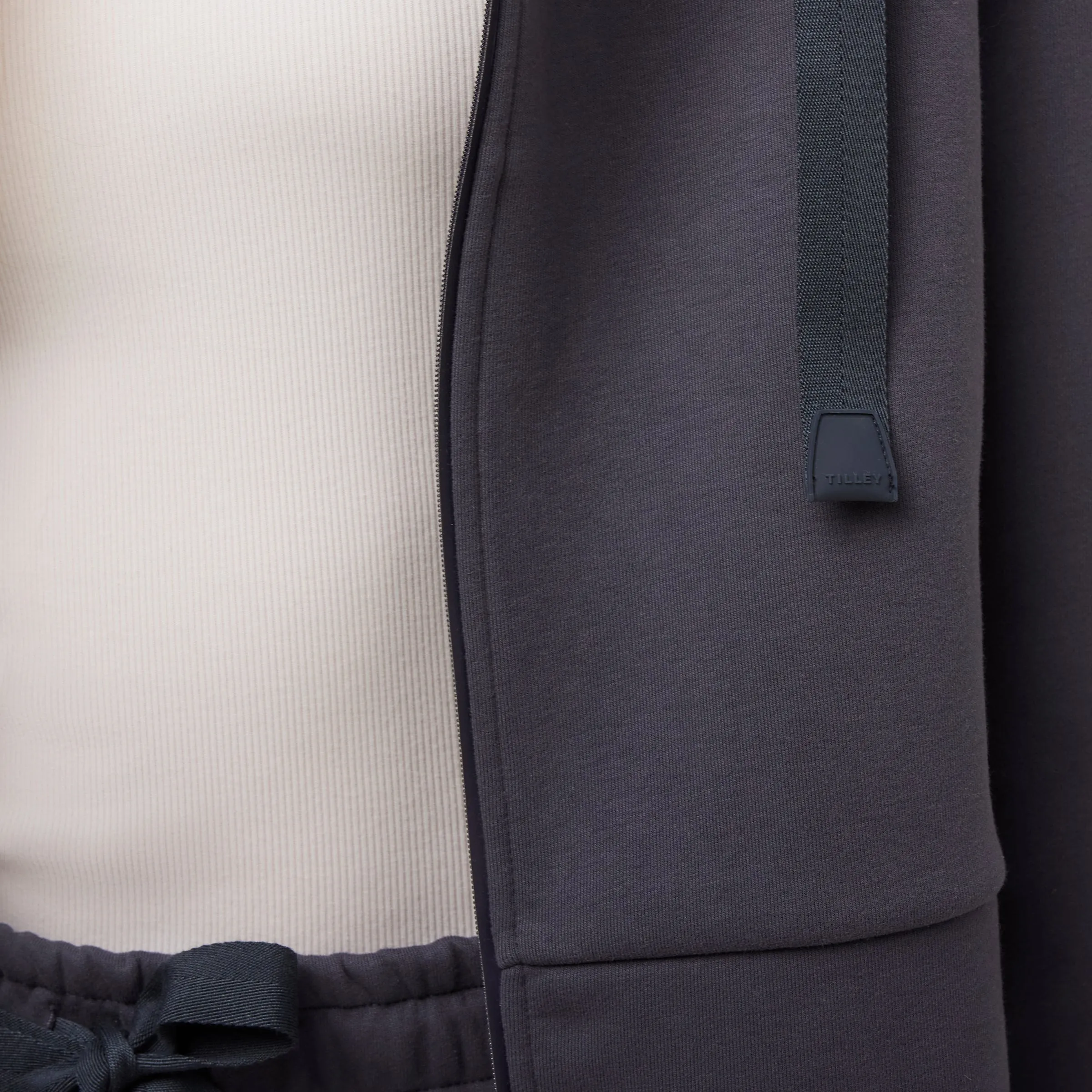 Cloud Fleece Crop Zip Hoodie