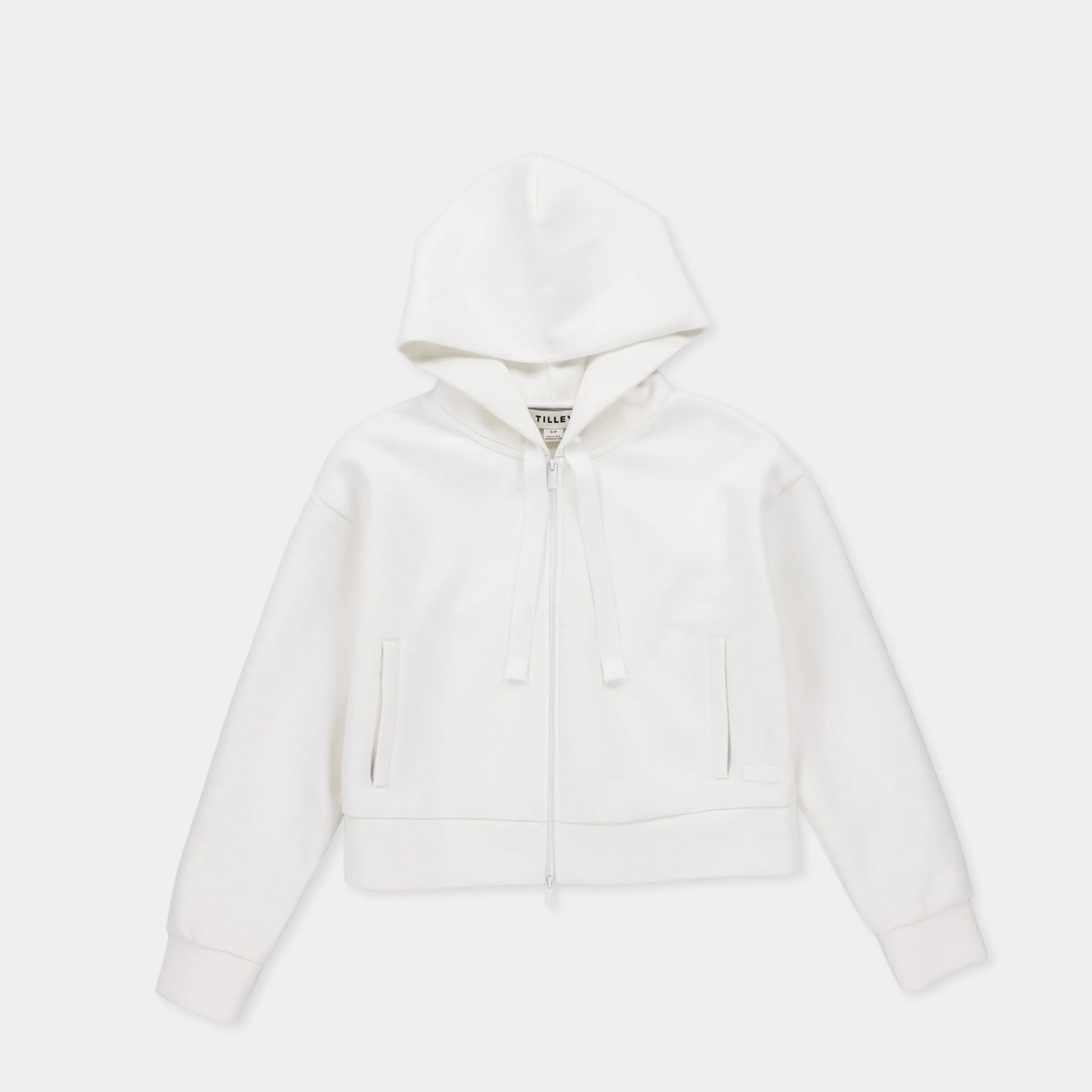Cloud Fleece Crop Zip Hoodie