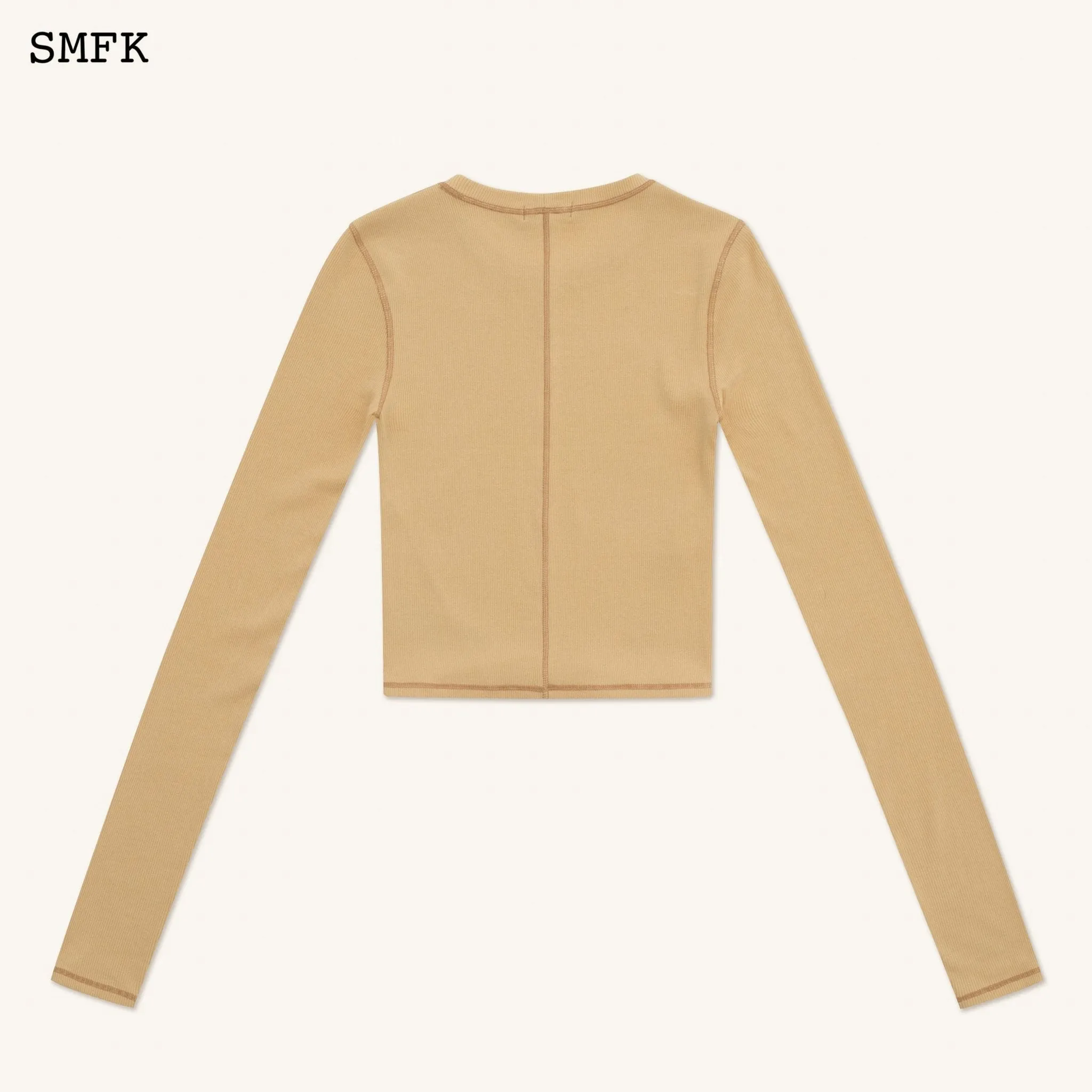 Compass Rush Slim Fit Sports Top In Sand