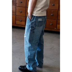 Distressed Vintage Denim Jeans