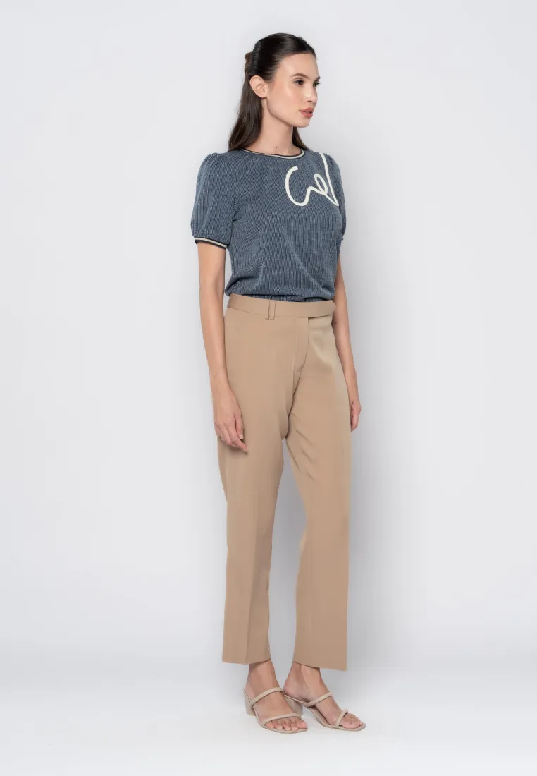 Double Belt Loop Relax Formal Pants