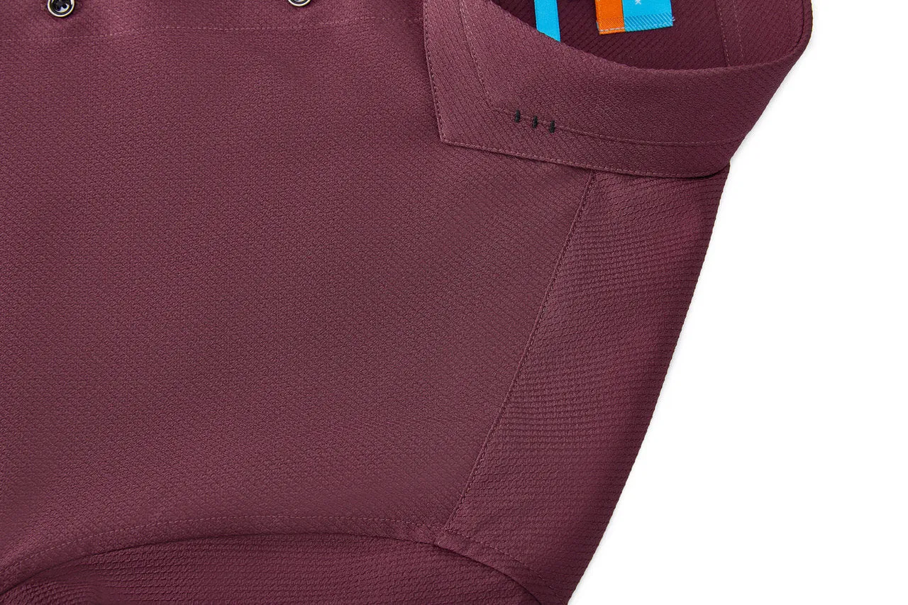 Dry Textured Shirt in Smart Fit Design Detail Collar