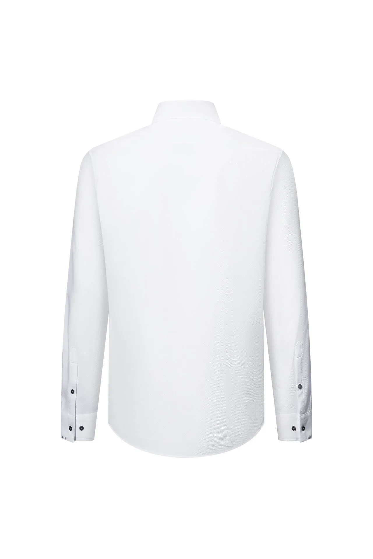Dry Textured Shirt in Smart Fit Design Detail Collar
