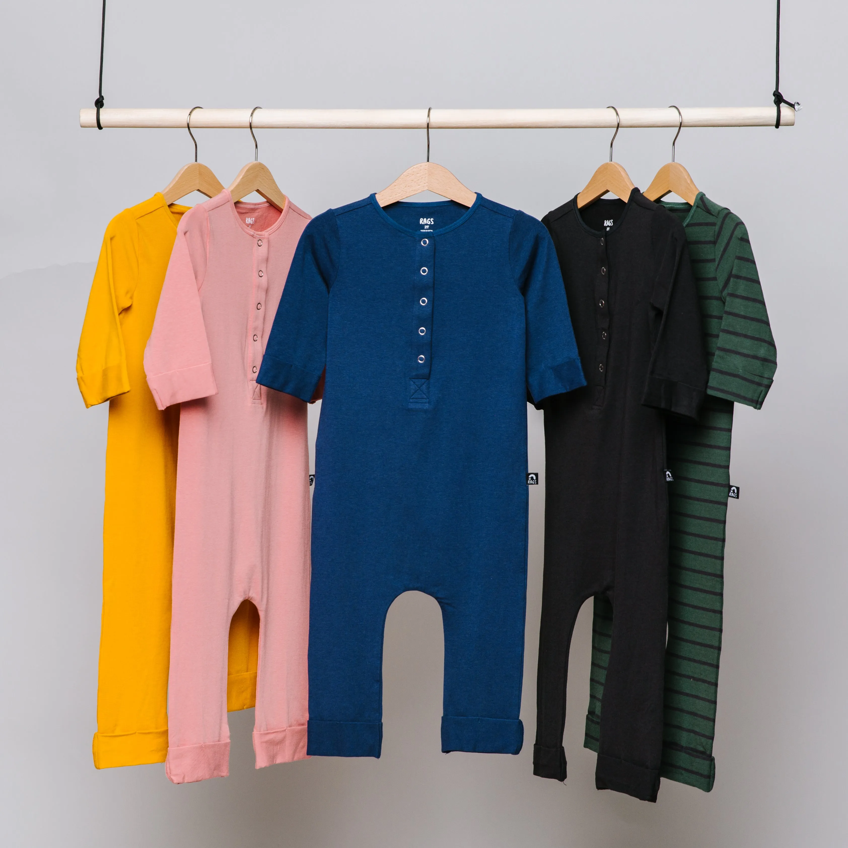 Essentials Rag Romper - 'Twilight Blue'