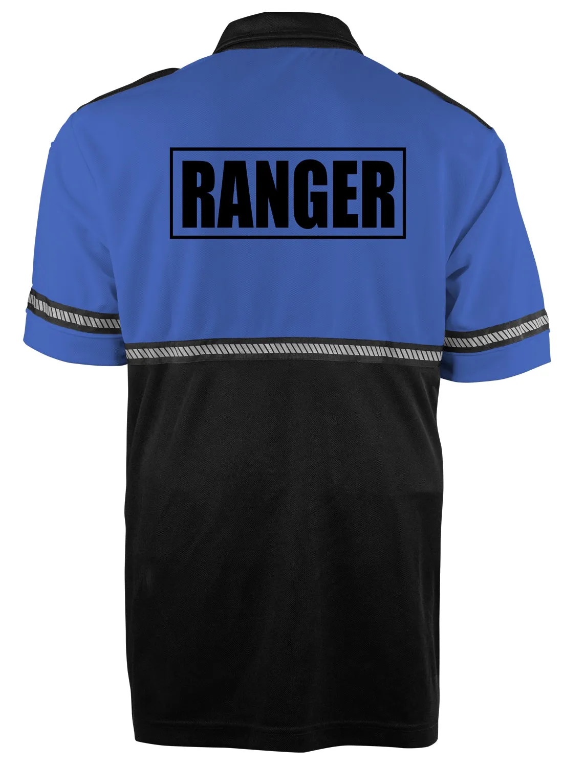 First Class Two Tone Ranger Bike Patrol Shirt with Zipper Pocket and Hash Stripes