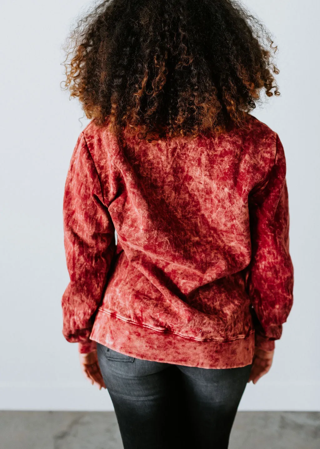 Fleur Washed Crew by Lily & Lottie