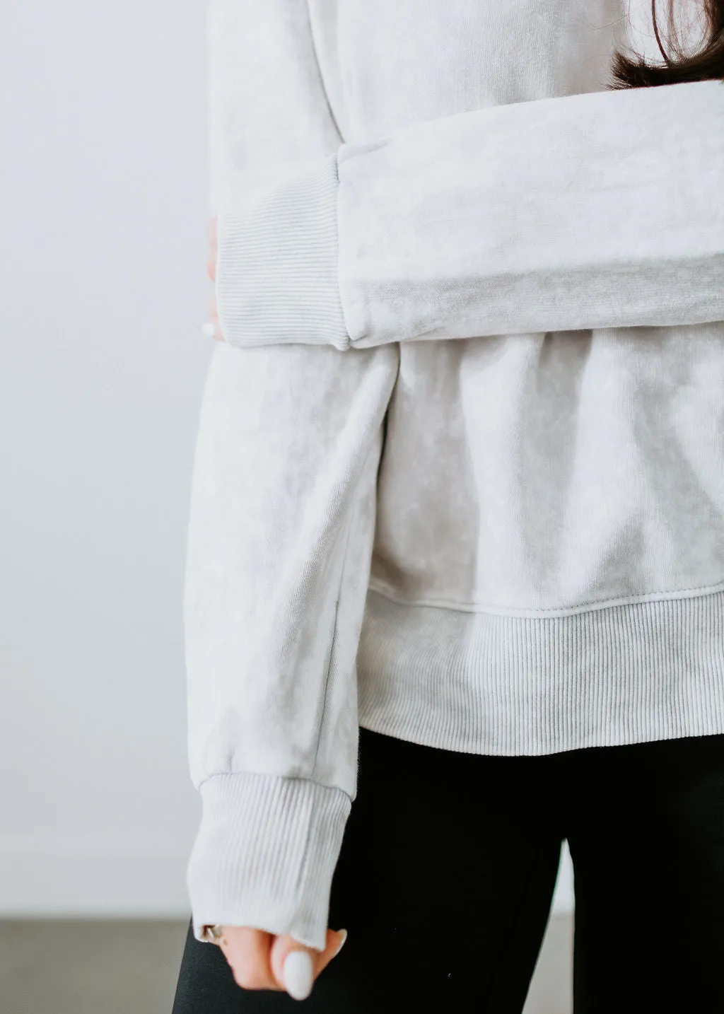 Fleur Washed Crew by Lily & Lottie