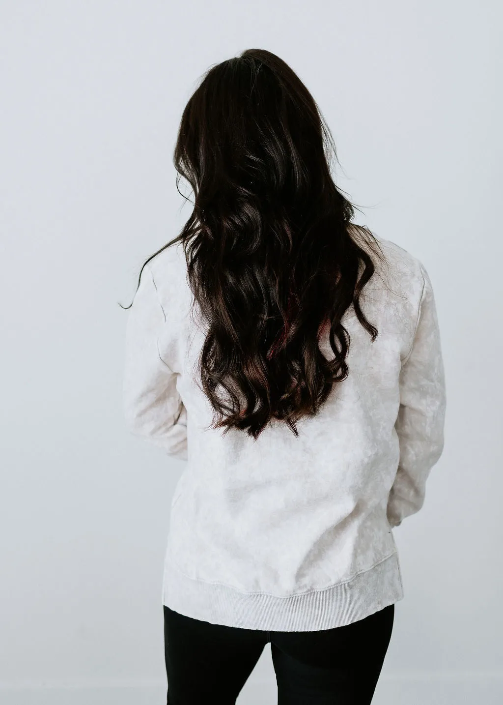 Fleur Washed Crew by Lily & Lottie