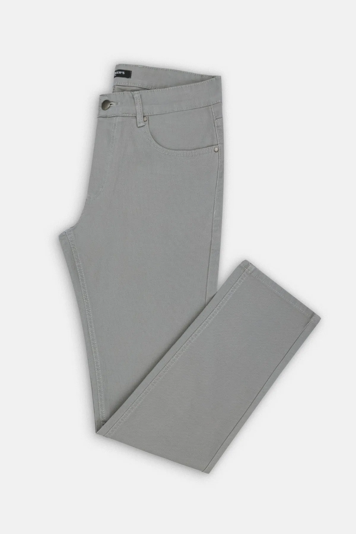 Gray Gabardine Pant
