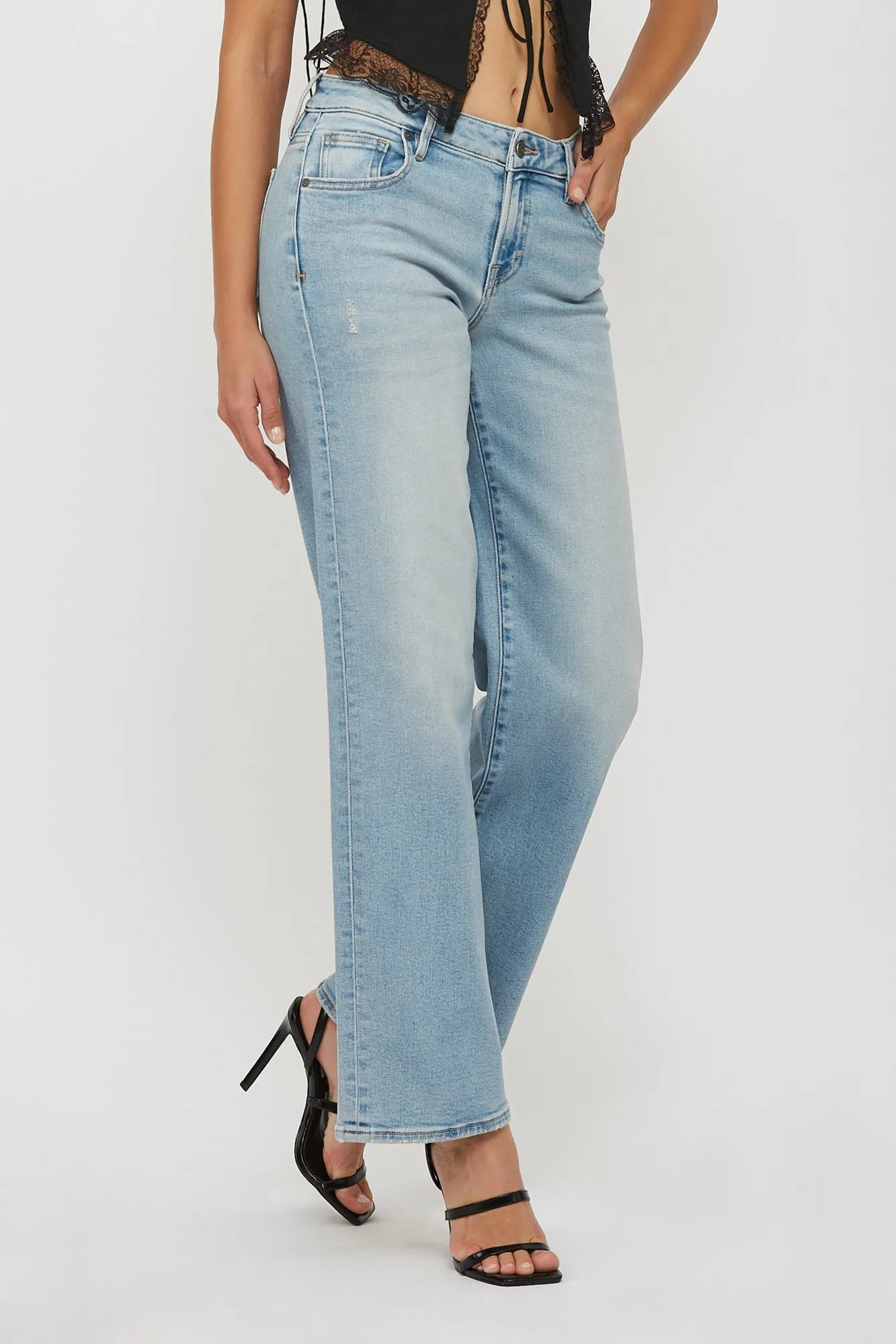 Hidden Jeans - Low Rise Dad Basic Jean