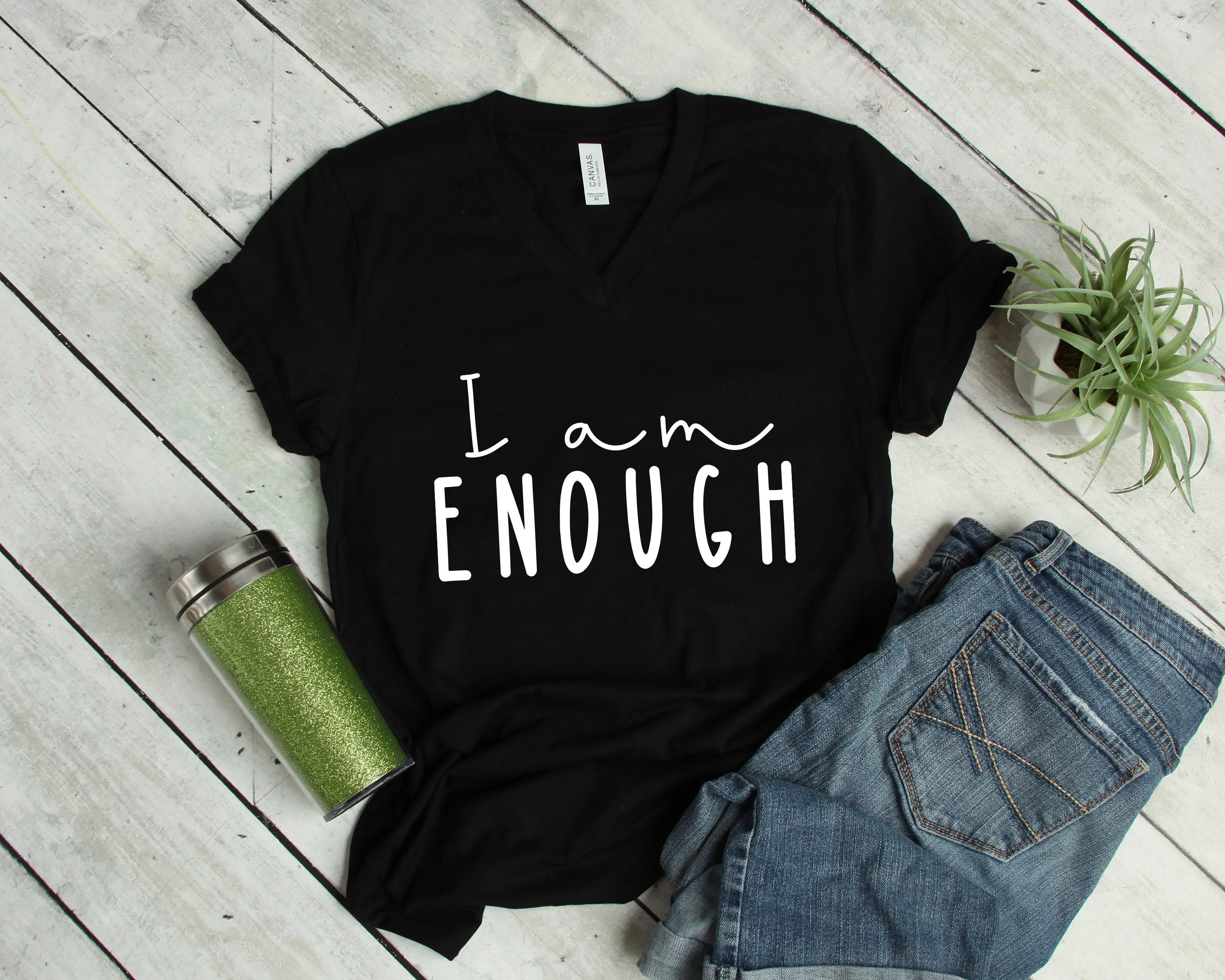 I am Enough Adult Unisex T Shirt  - Motivational - Inspirational