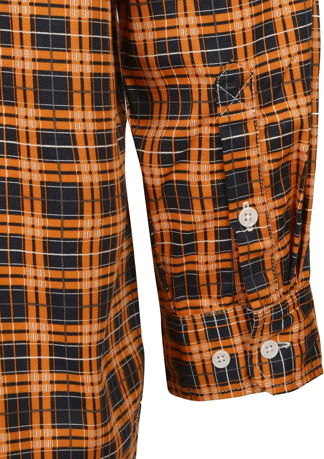 KONRECO FR Shirts for Men 100% Cotton 6.5oz Fire Resistant Lightweight Men's Plaid Work Shirts