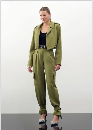 Lore - Bussines Tailored Cropped Jacket Set