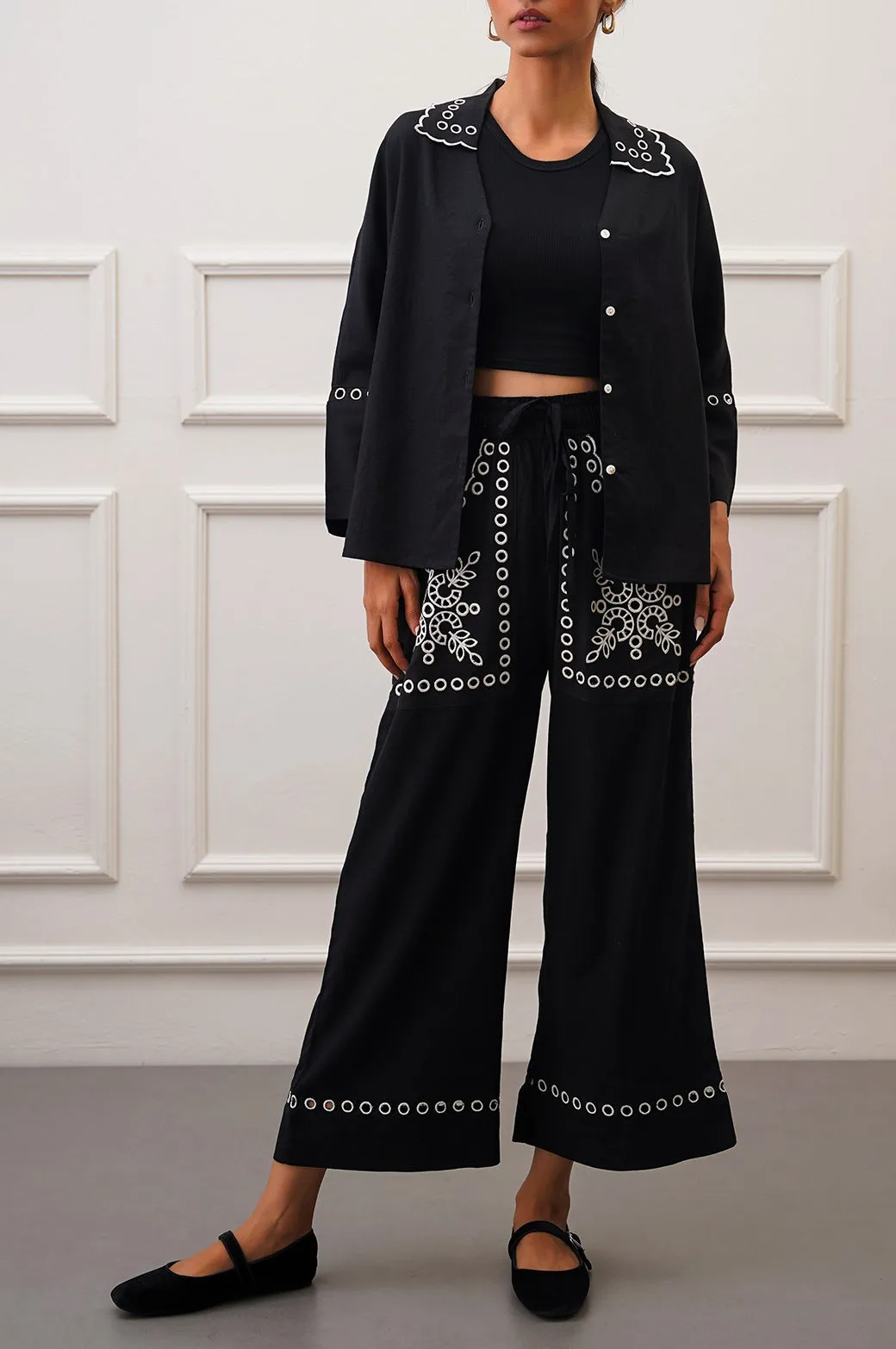 MARRAKESH EMBROIDERED PANTS