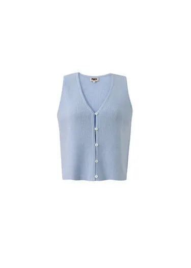 Maurane Top- Light Blue