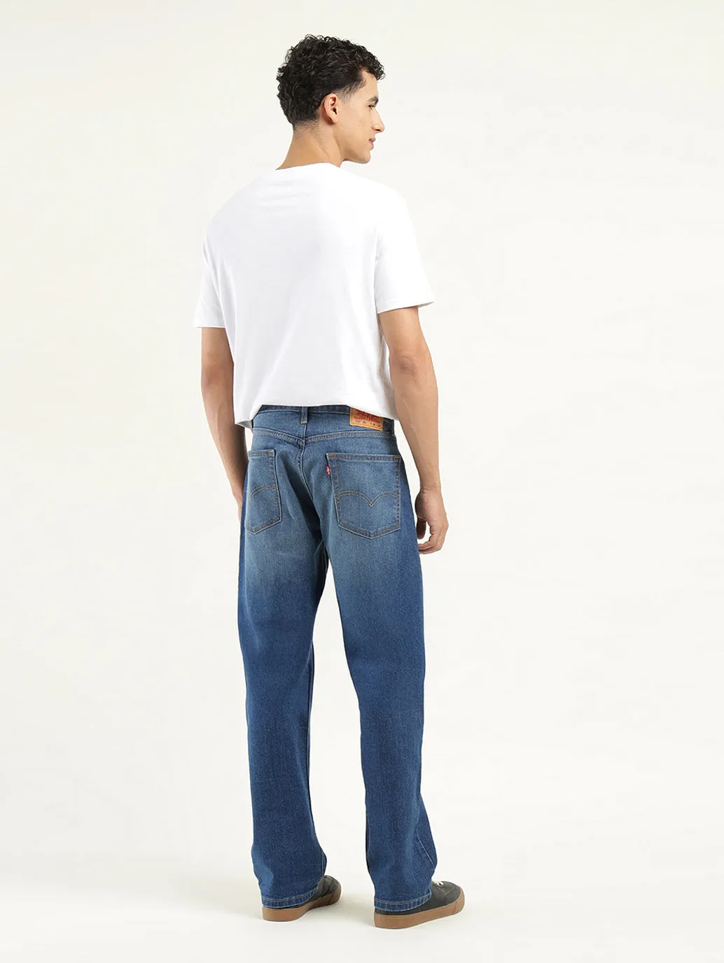 Men's 555'96 Relaxed Straight Fit Indigo Jeans
