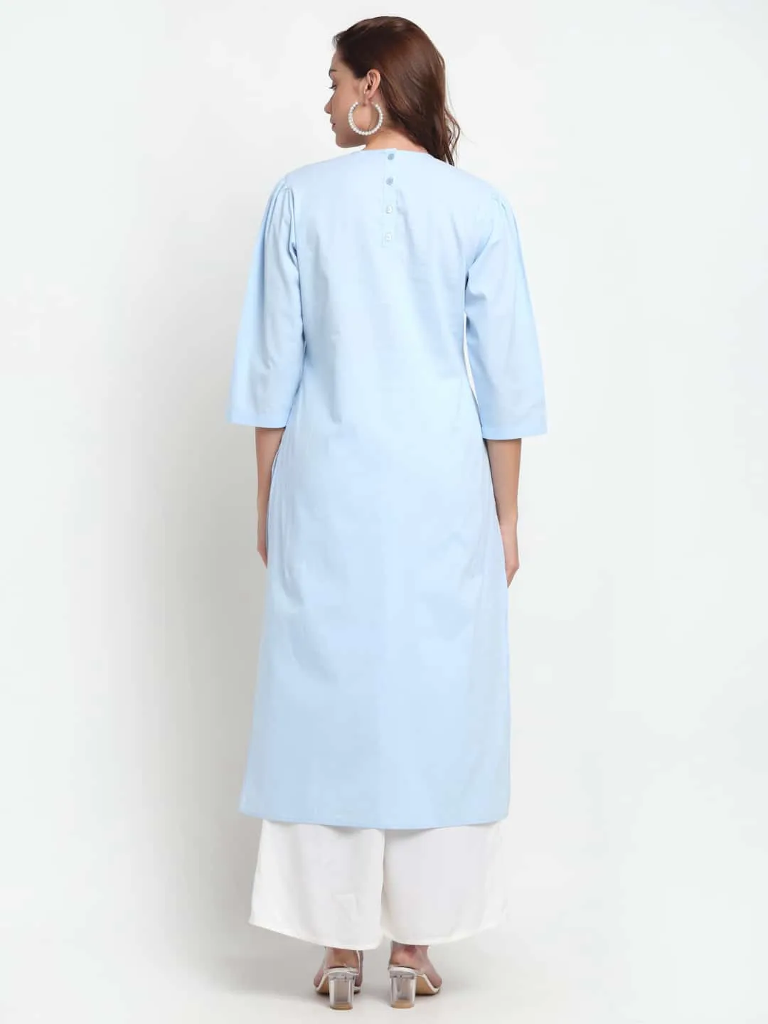 Mirror Blue Kurti
