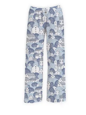 Nordic Swedish Norwegian Village Lounge Pants Nordic Swedish Norwegian Village Lounge Pants