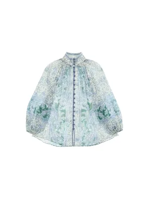 Paisley Ramie Top