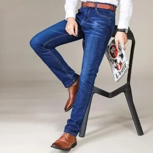 Pantalon en jean moderne slim-fit pour hommes