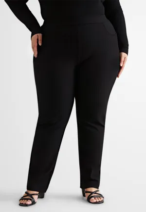 Phillipa SMART Straight Cut Work Pants - Black Phillipa SMART Straight Cut Work Pants - Black