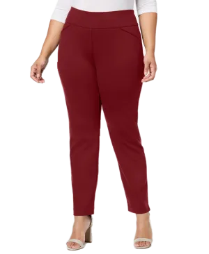 Plus Ponté-Knit Pants