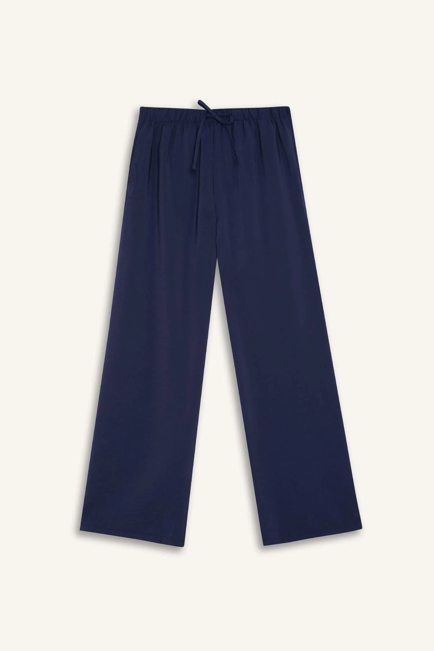 Regular Fit Flexible Clear Beach Pants-Fall in Love