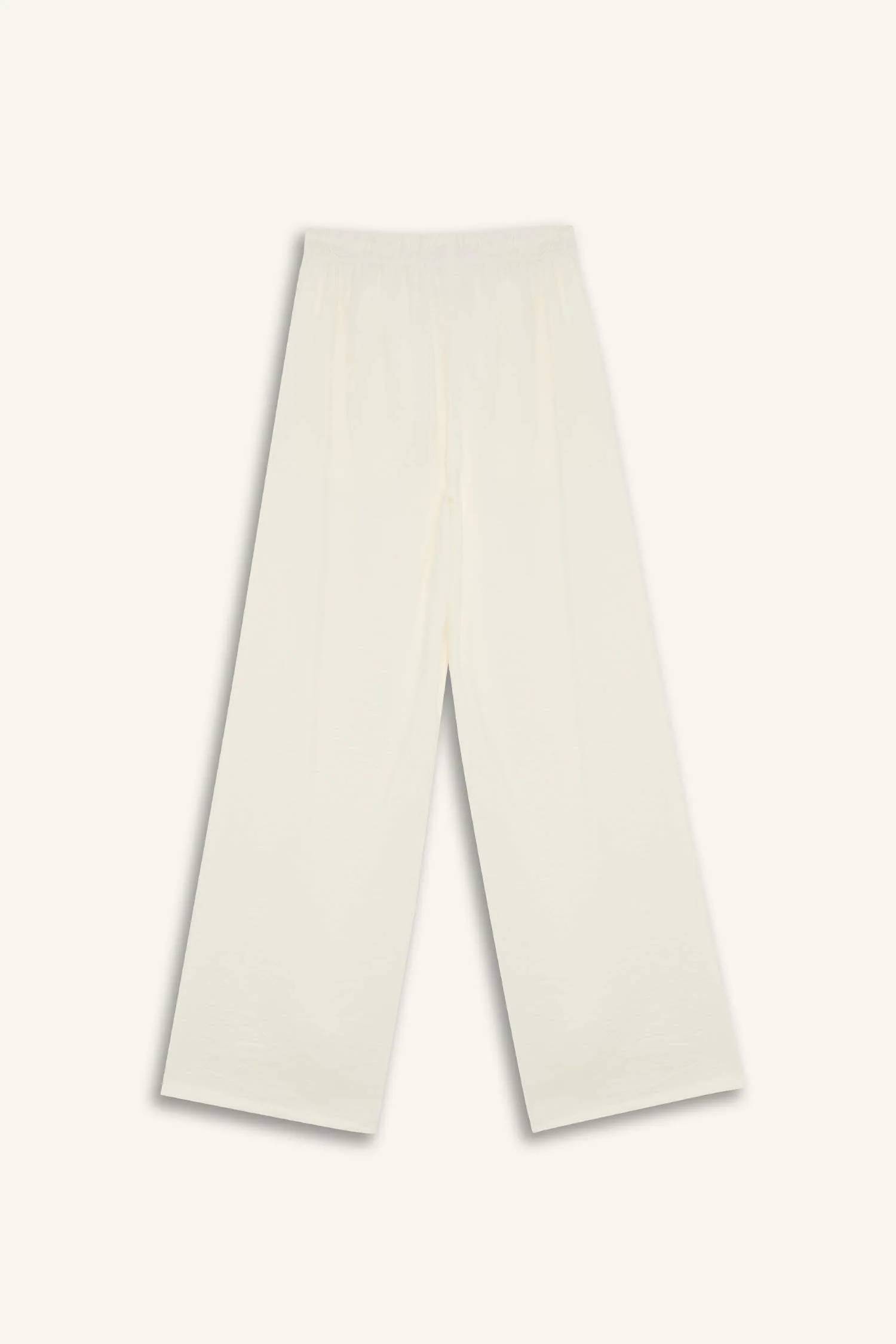 Regular Fit Flexible Clear Beach Pants-Fall in Love