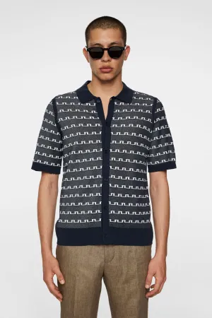 Rolando Logo Jacquard Polo
