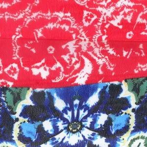 Royal | Mix Sheer Woven Print (30 Yard Roll @ $1.90/Yard) - SKU 6173A #S148