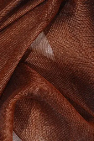Rust Silk Organza Fabric Rust Silk Organza Fabric