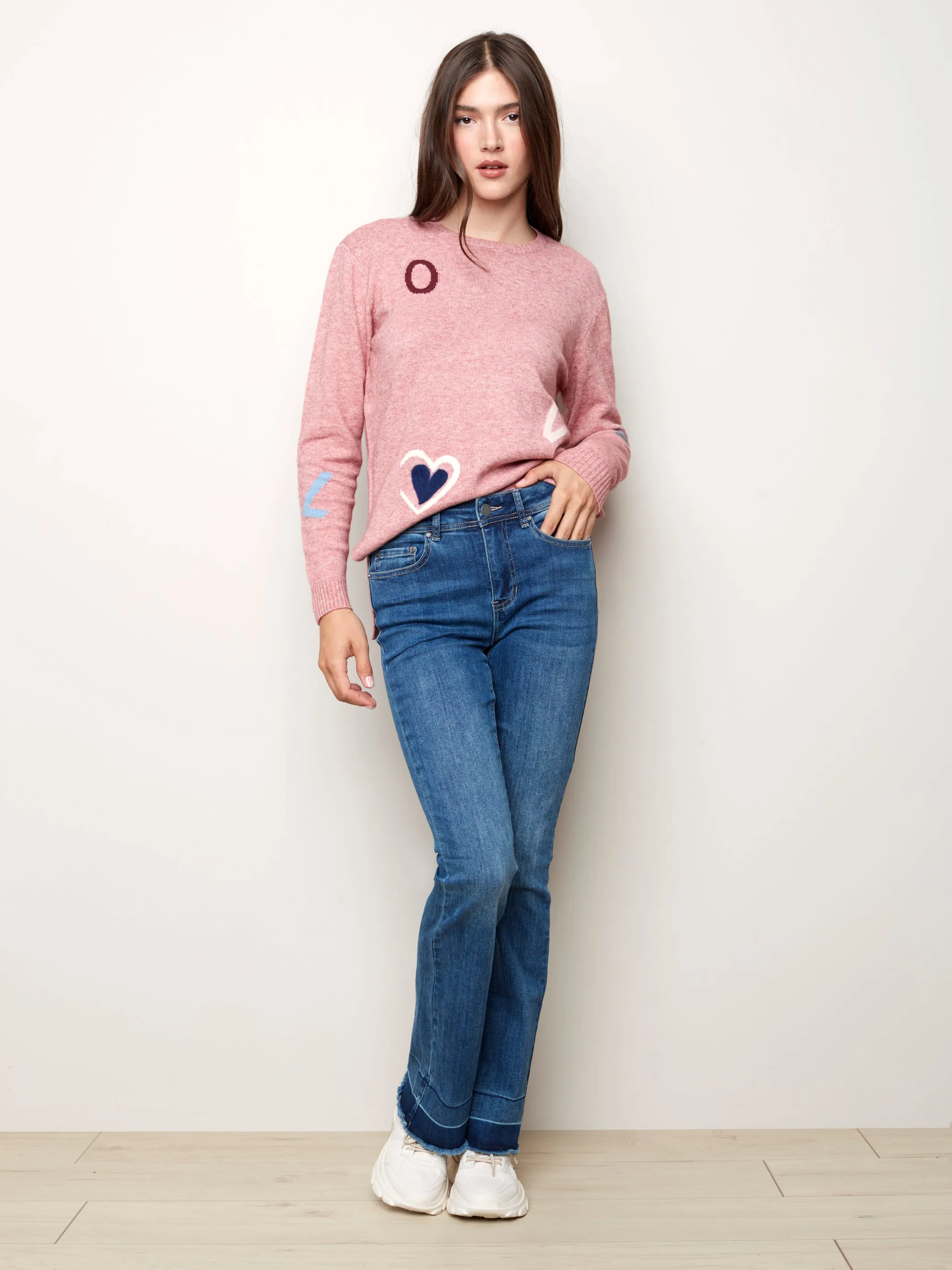 Solid Denim Flare Jean - C5368