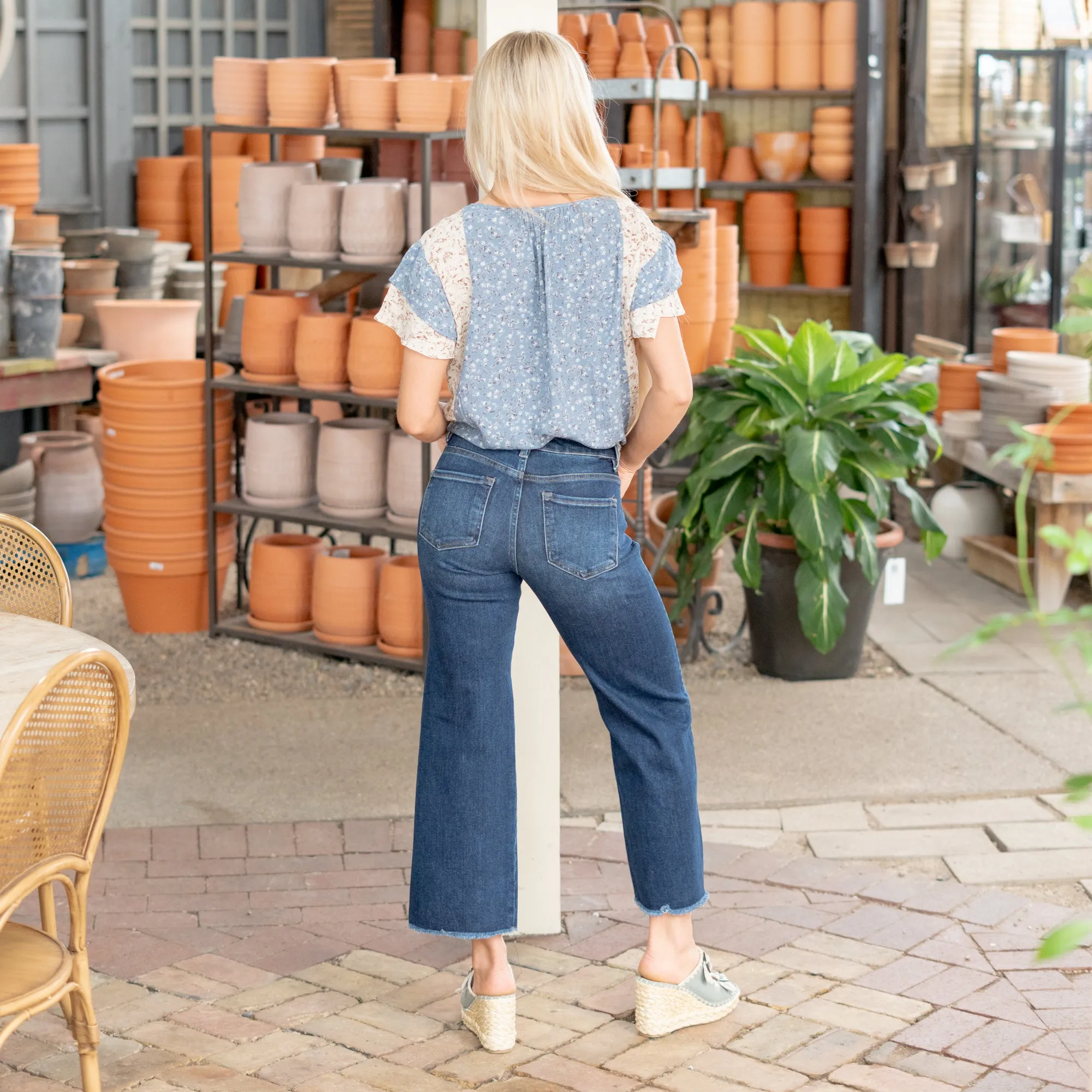 Timeless Mid Rise Cropped Straight Leg Regular & Plus Sizes