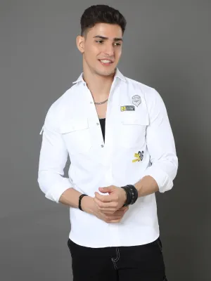 Timeless White Canvas Shirt