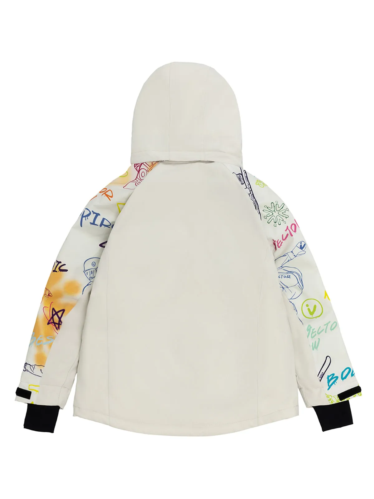 Vector Pastel Doodle Land Kids' Glow Anorak Jacket