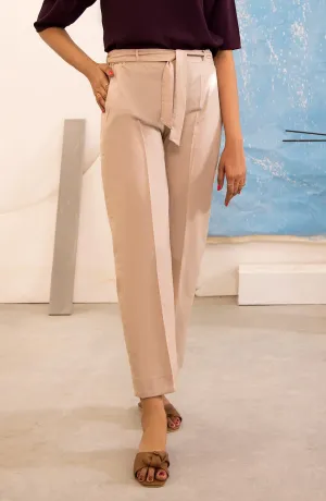 Western 1 Piece Plain Dobby Pants (NRW-022/S BIEGE)