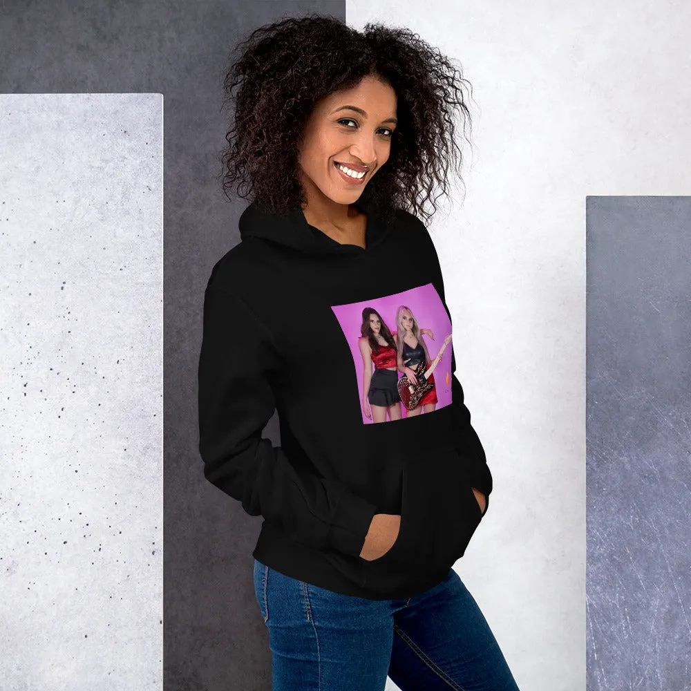 Wild Fire Flame Guitar Hoodie