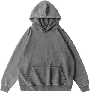 Womens Oversized Hooded Sweatshirts 2024 Casual Crewneck Hoodies Long Sleeve Pullover Preppy Outfits